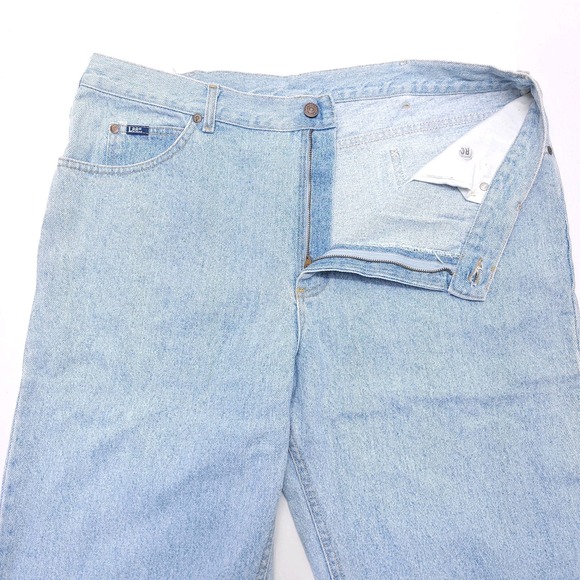 Lee Jeans Relaxed Fit Mens 40x32 Made In USA Classic Vintage 90s NWT READ - Picture 8 of 9
